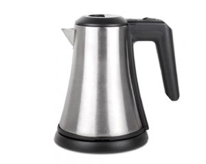 KETTLE, CORDLESS, STAINLESS STEEL, 0.8L