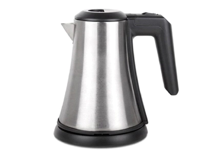 KETTLE, CORDLESS, STAINLESS STEEL, 0.8L